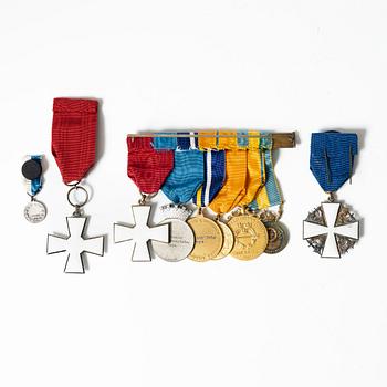 Orders and decorations, 8 pcs.