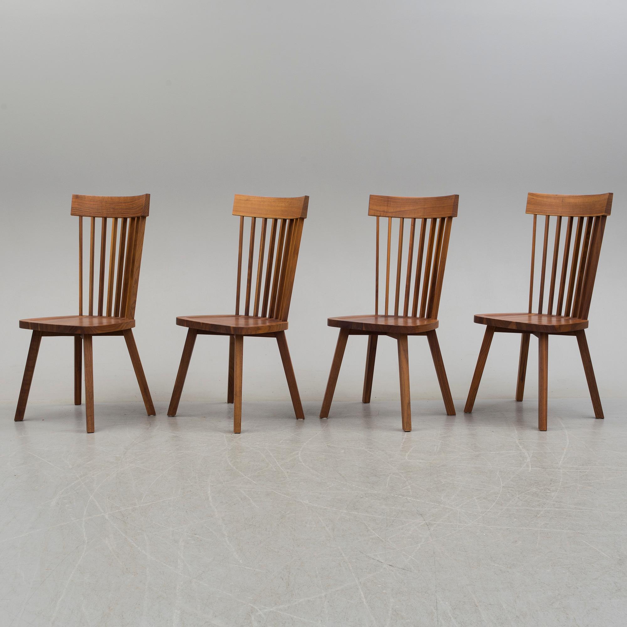 PAOLA NAVONE, A set of four 'Gray 21' chairs for Gervasoni.