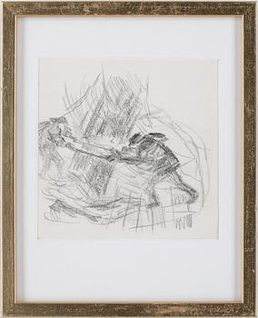 HARALD LINDBERG, teckning, signerad.