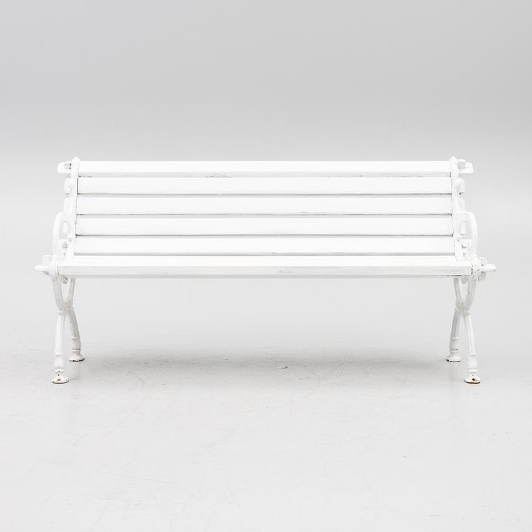 Trädgårdssoffa, Näfveqvarns Bruk, tidigt 1900-tal.