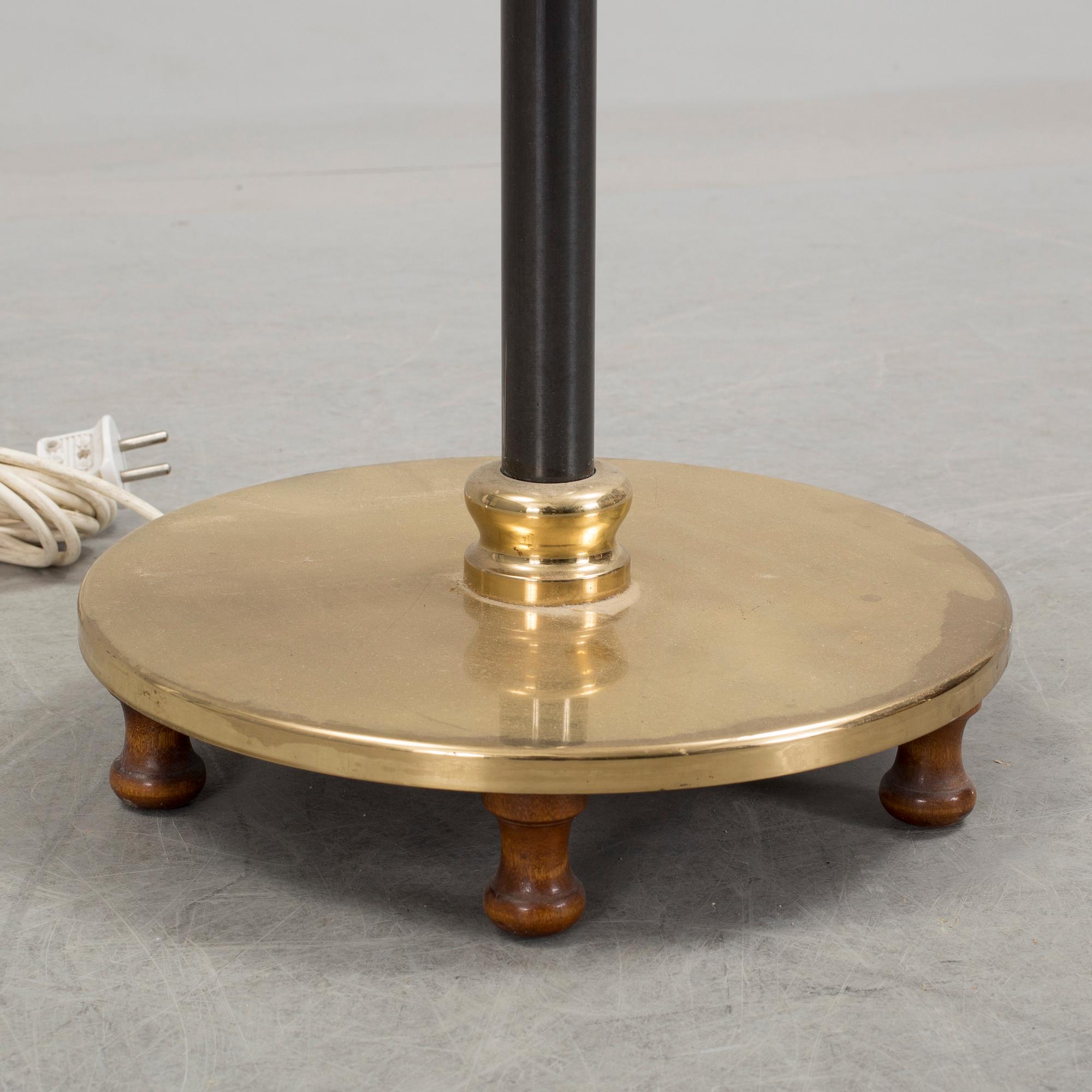 A floor lamp designed by Josef Frank, Firma Svenskt Tenn, model no 2564.