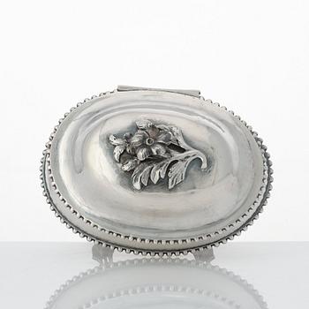 Anders Schotte, sockerskrin, silver, Uddevalla 1787. Rokoko.