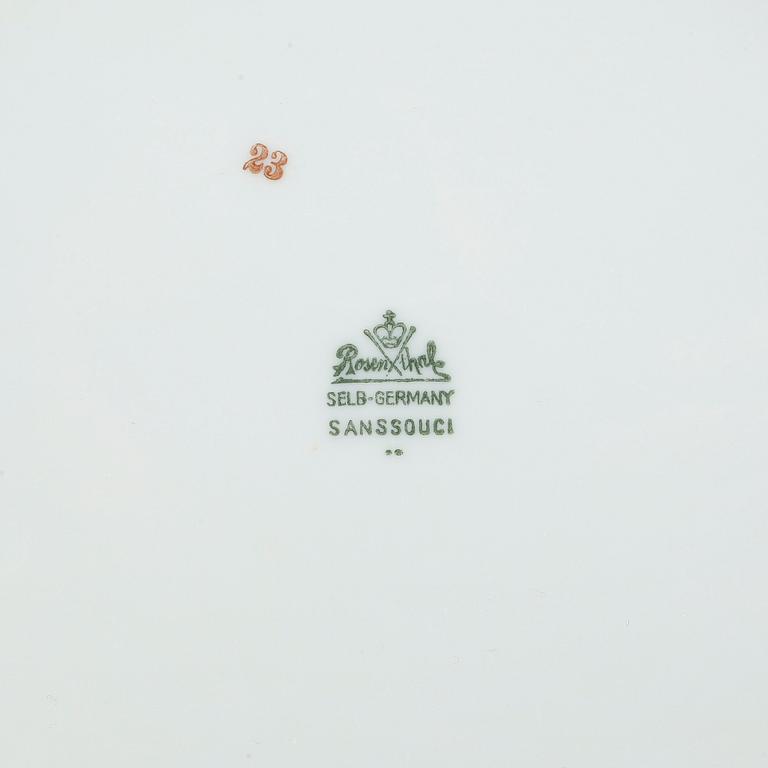 MATSERVIS,108 delar,  porslin, "Sanssouci", Rosenthal.