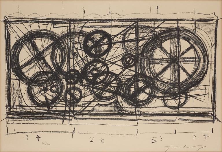 Jean Tinguely, Abstract composition.