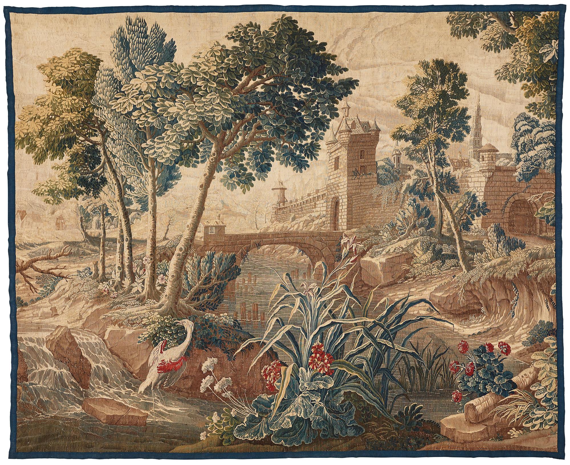 Vävd tapet, "Verdure", gobelängteknik, ca 236,5-238,5 x 290-294,5 cm, Manufacture Royale d'Aubusson,