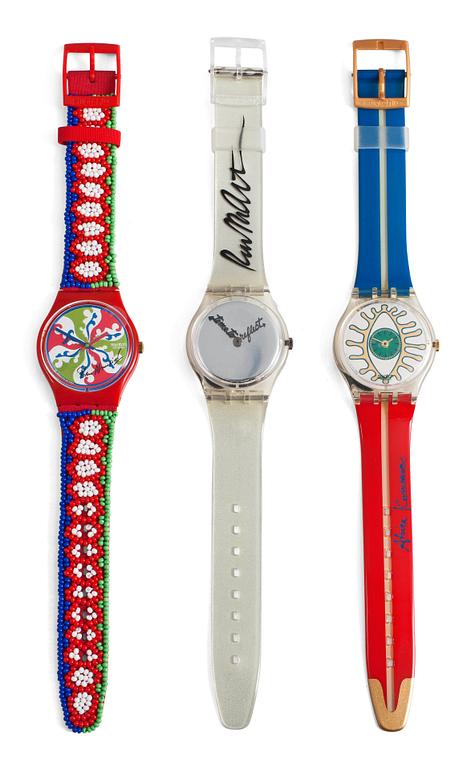 Swatch - Cinema Set (100 years of Cinema 1895 - 1995) Limited 2926/5555. 34mm. Spring/Summer 1995.