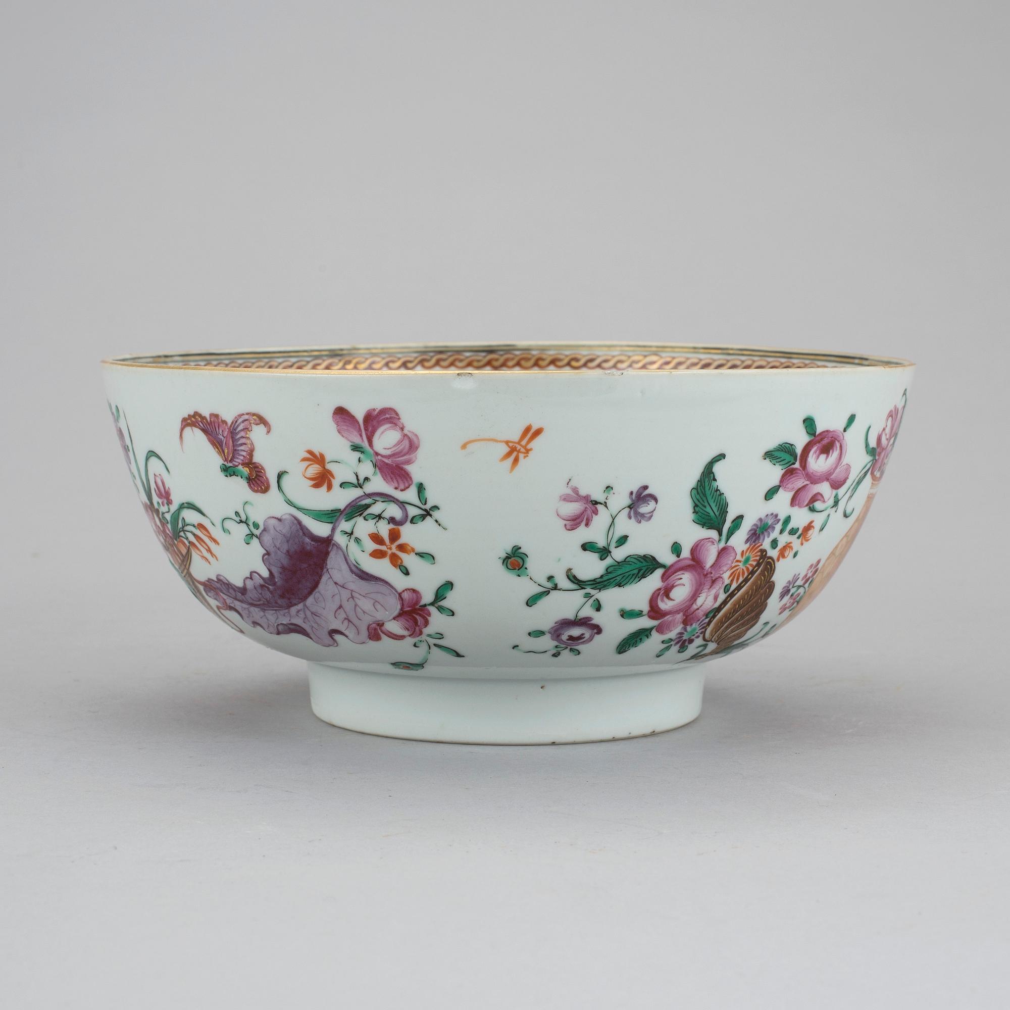 SKÅL, kompaniporslin, Kina, Qianlong (1736-95).