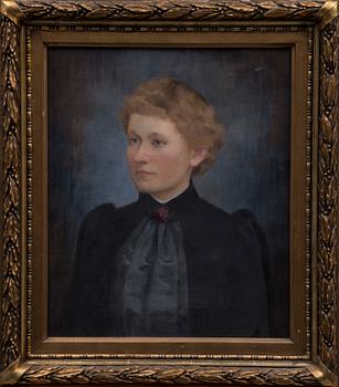 MARIA WIIK, olja på duk, signerad och daterad 1904.
