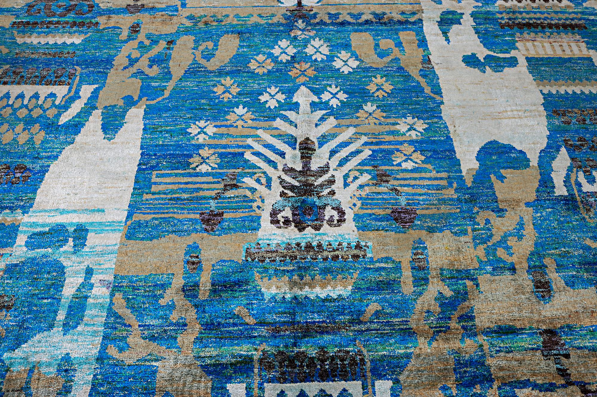 An oriental carpet, c. 456 x 261 cm.