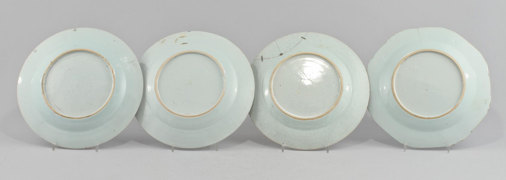 PARTI PORSLIN, 15 st, porslin, Kina och Japan, 1700/1800-tal.