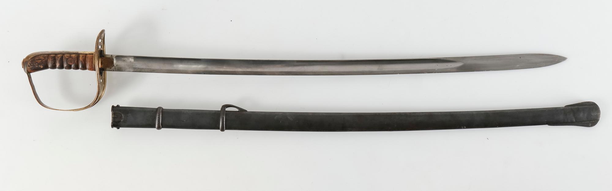 SABEL, för underofficer vid kavalleriet, 1800-talets slut.