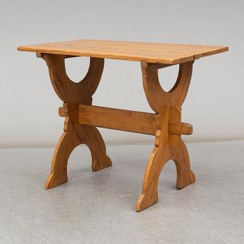 a pine table from the early 1800's.