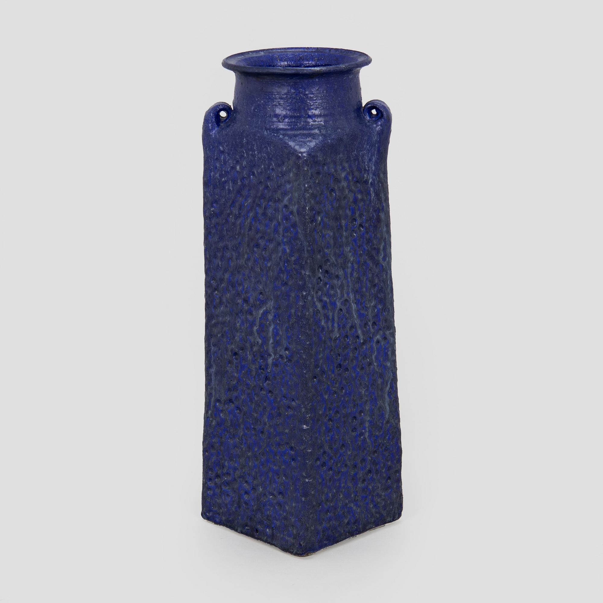 Francesca Mascitti-Lindh, A stoneware floor vase, signed FML ARABIA.