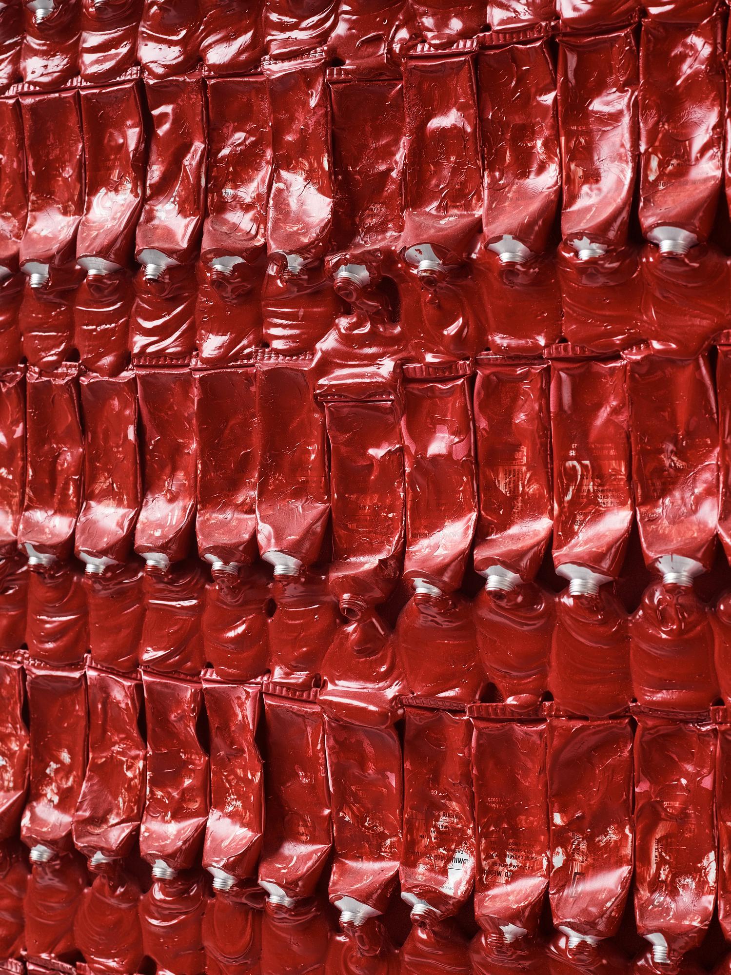 Arman (Armand Pierre Fernandez), "Monochrome Accumulation no: 2508".
