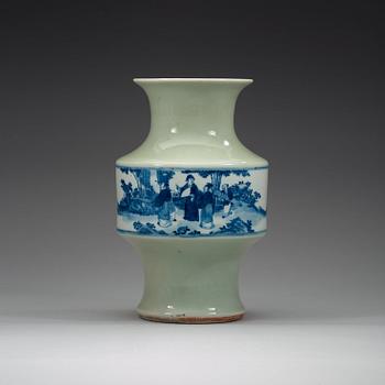 VAS, porslin. Qingdynastin, 1800-tal.