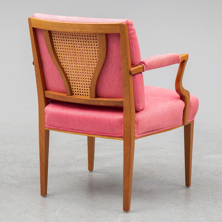 JOSEF FRANK, a '969' armchair, Firma Svensk Tenn.