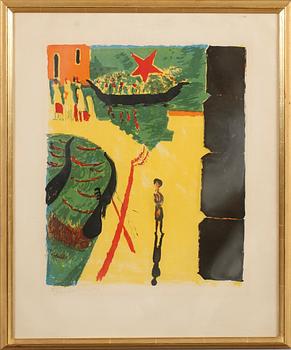 SVEN X:ET ERIXSON, färglitografi, signerad, daterad -53 och numrerad 212/360.