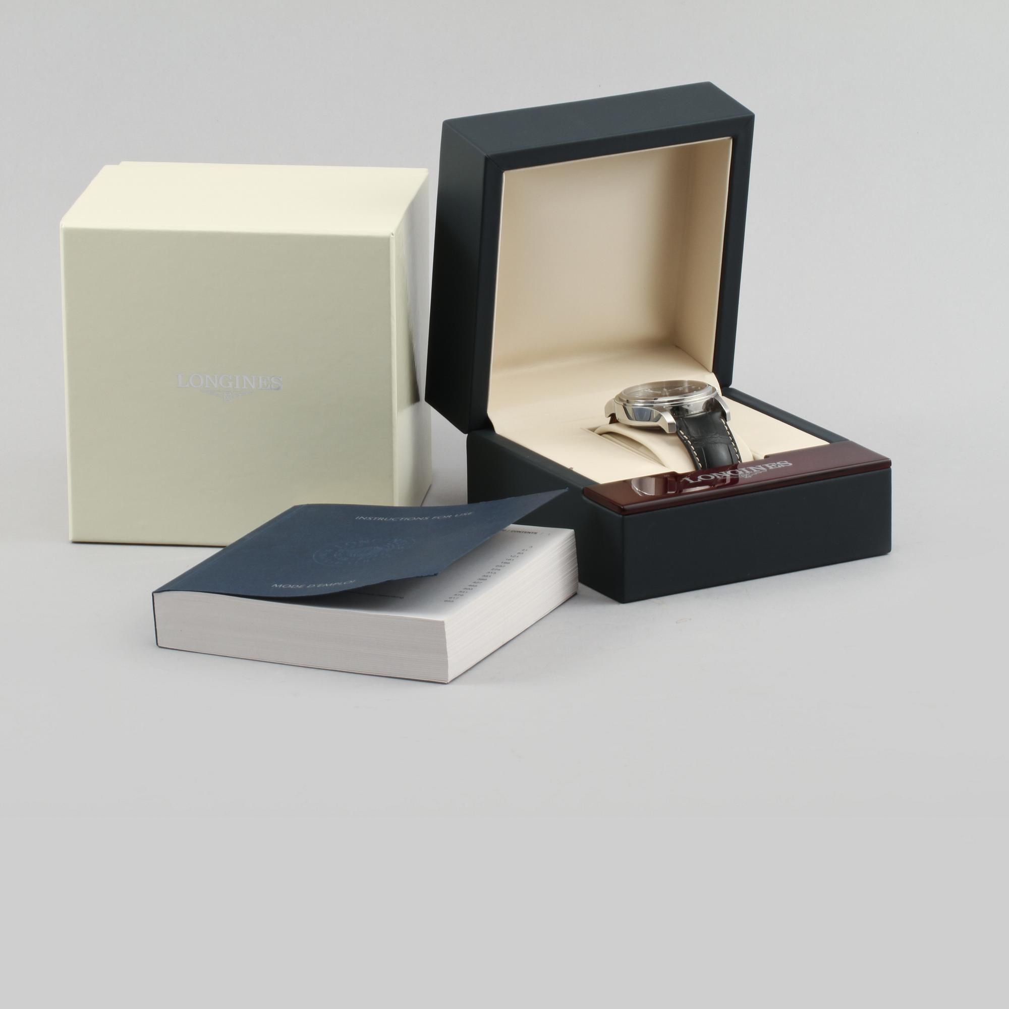 ARMBANDSUR, herr, stål, Longines, "Heritage Avigation".