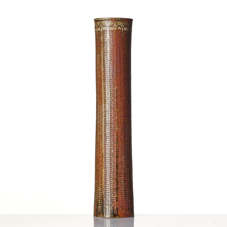 Stig Lindberg, a stoneware vase, Gustavsberg Studio, 1963.