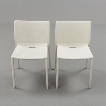 A set of Jasper Morrison "Air-Chair" from Magis, Italy, designed 1999.