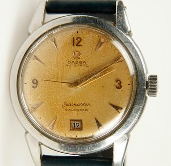 HERRARMBANDSUR. Omega Automatic. Seamaster. 1950-tal.