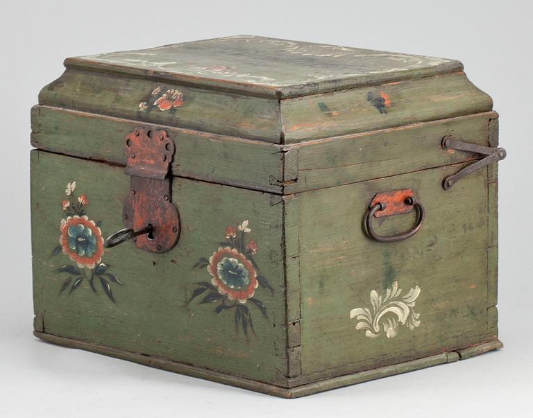 SCHATULL, allmoge, Ljusdal, Kläppa, 1700/1800-tal.