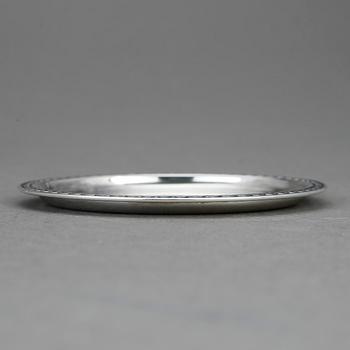 COASTERS, 18 st, silver, GAB samt CG Hallberg, 1900-tal. Total vikt 363 gram.