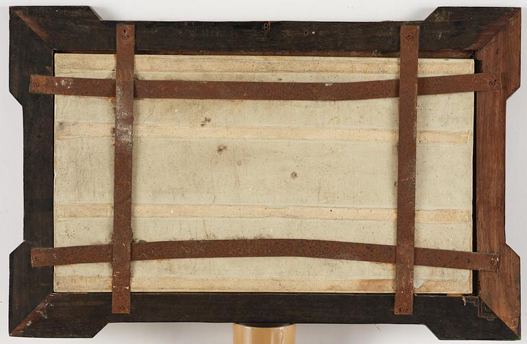 A Chinese porcelain placque, 20th century.