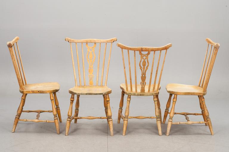 STOLAR, 4 st Windsor-modell, 1900-tal.