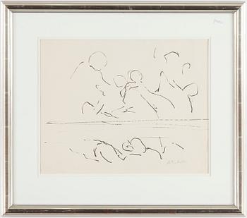 Peter Dahl · PETER DAHL, tuschteckning, signerad