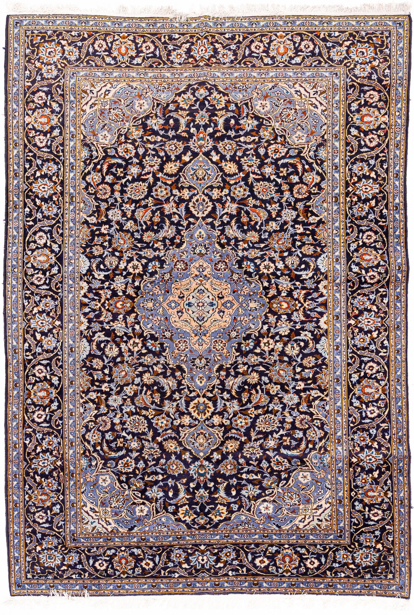 Keshan rug, approx. 370 x 255 cm.