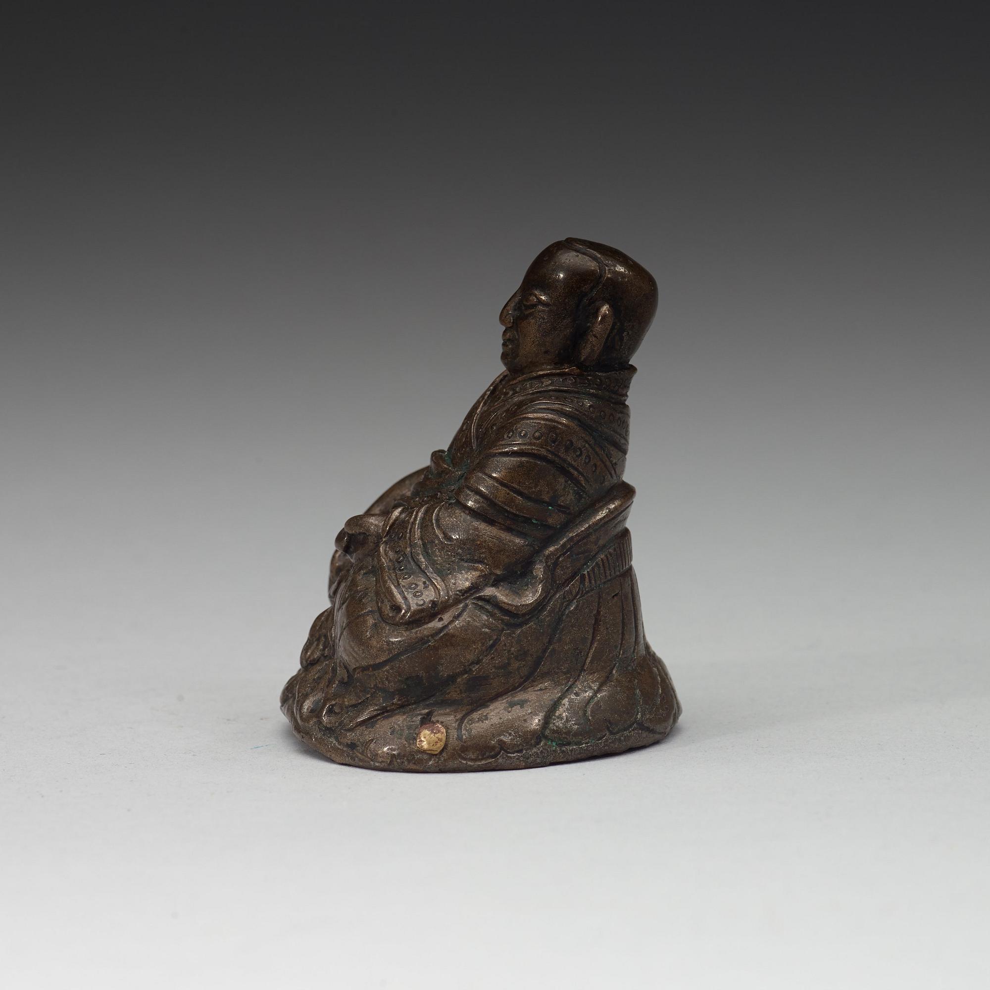 LAMA, patinerad kopparlegering. Tibet, 1700-tal.