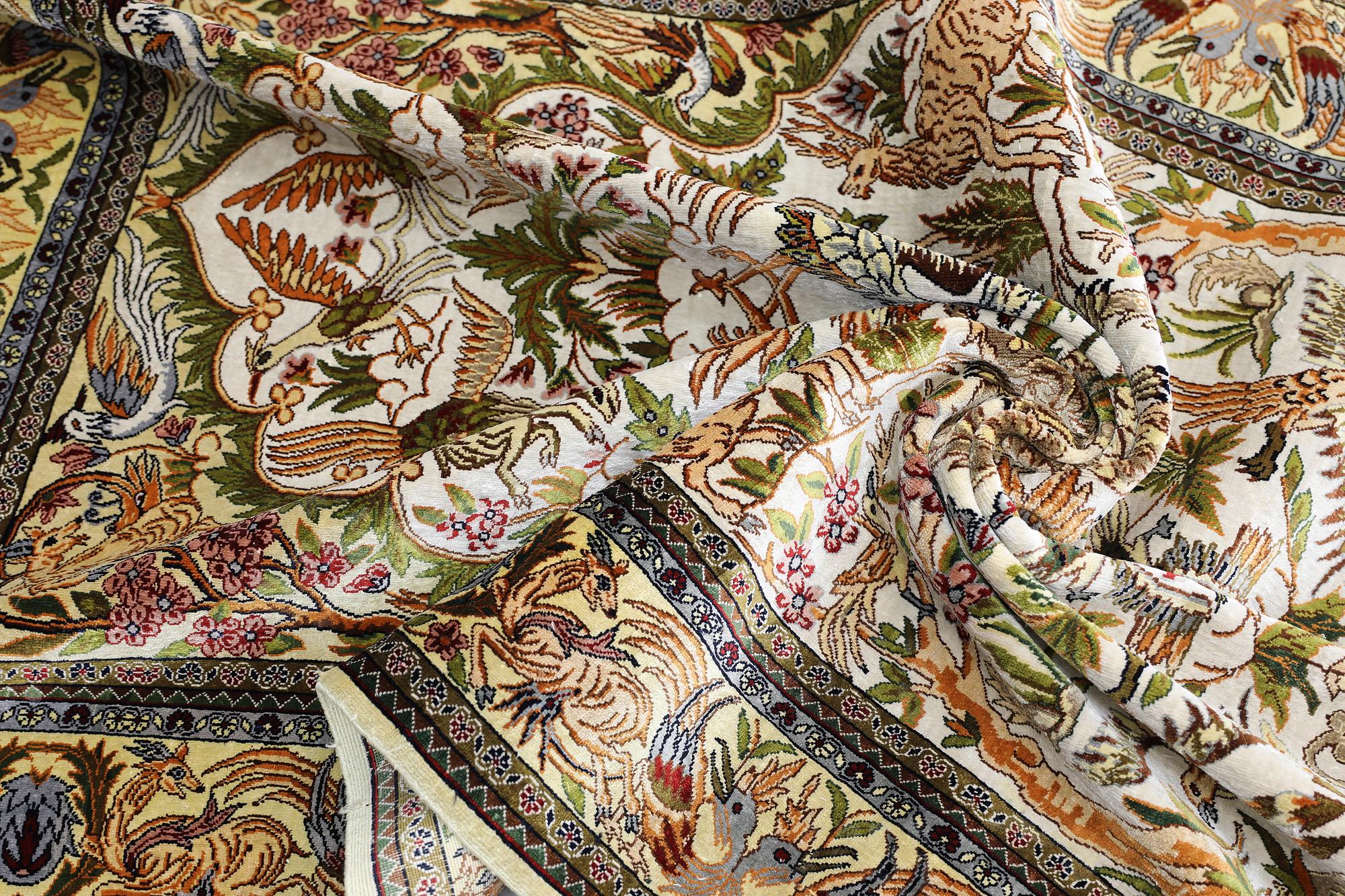 Carpet, Kayseri, silk, 166 x 114 cm.