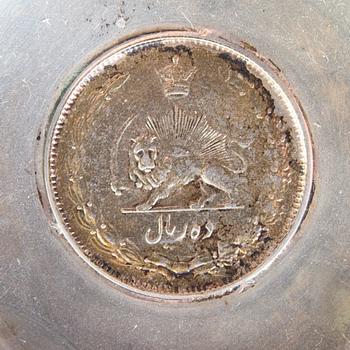 Askfat 5+2+2 st silver 1900-talets mitt.