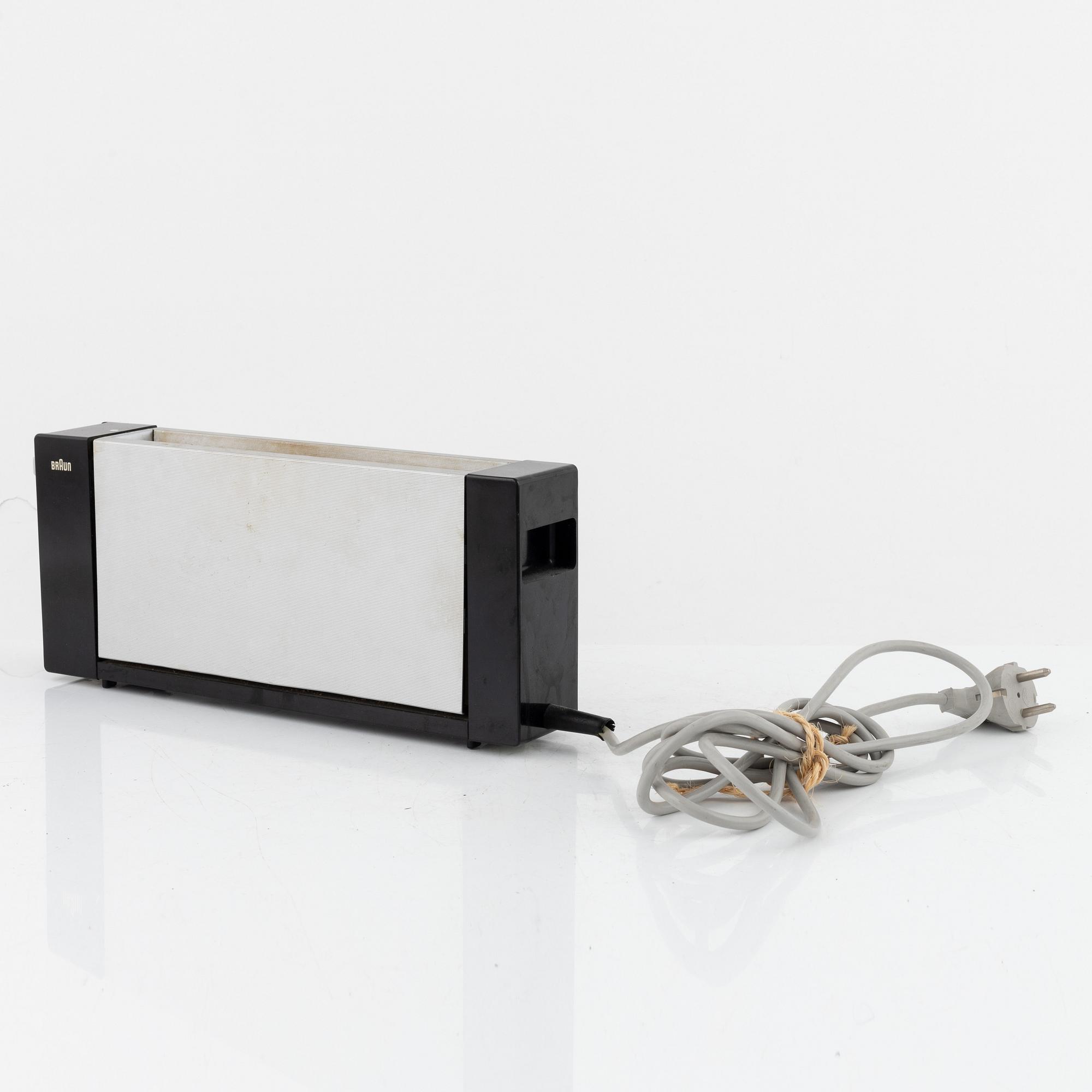 Reinhold Weiss & Hartwig Kahlcke, three  toasters, Braun.