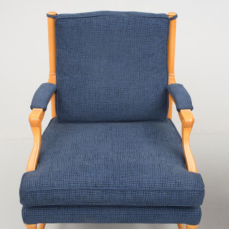 FÅTÖLJER, ett par, så  kallade Gripsholmsfåtöljer, 1900-talets slut.