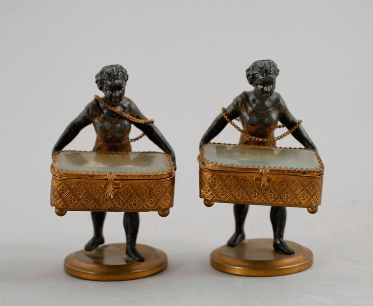 SMYCKESKRIN, 1 par, 1800-talets mitt.