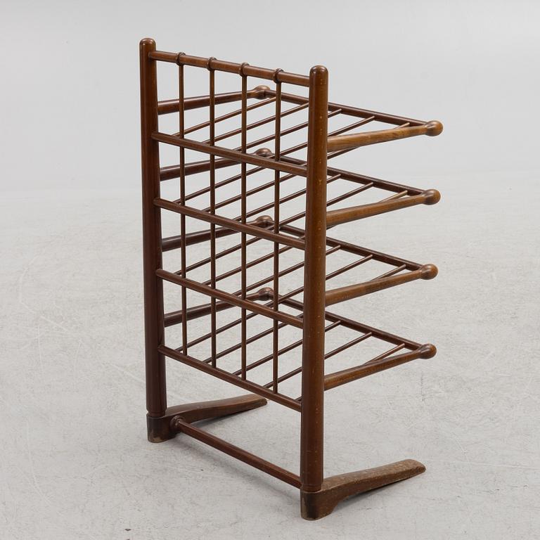 A magazine rack, mid-20th century.