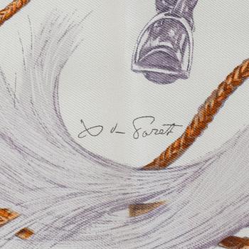 HERMÈS, a scarf and a bracelet.