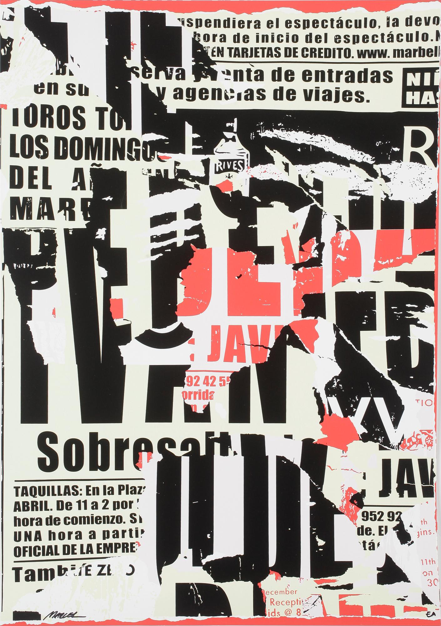 MARCEL STRÜWER, färgserigrafier, 4st, signerade, ea-upplaga.