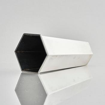 Wiwen Nilsson, a sterling silver vase, Lund, Sweden 1947.