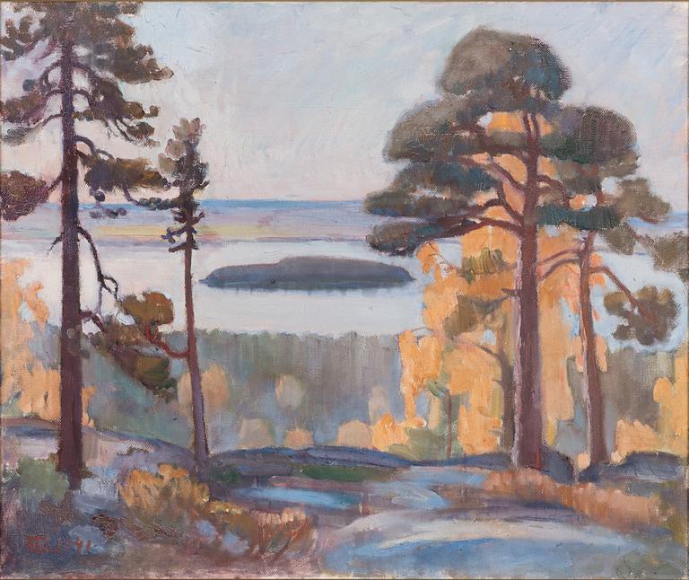 Emil Edvard Danielsson, oil on canvas, signed and dated -41.