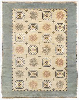 Märta Måås-Fjetterström, a carpet "Blåringen", knotted pile, ca 306 x 267 cm, signed AB MMF.