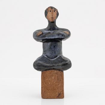 Lisa Larson, figurin, stengods, unik, signerad.