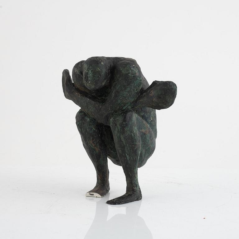 Gudrun Eduards,  "Kalfaktorn", "Japansk fågel", Crouching Figure, 3 pcs.