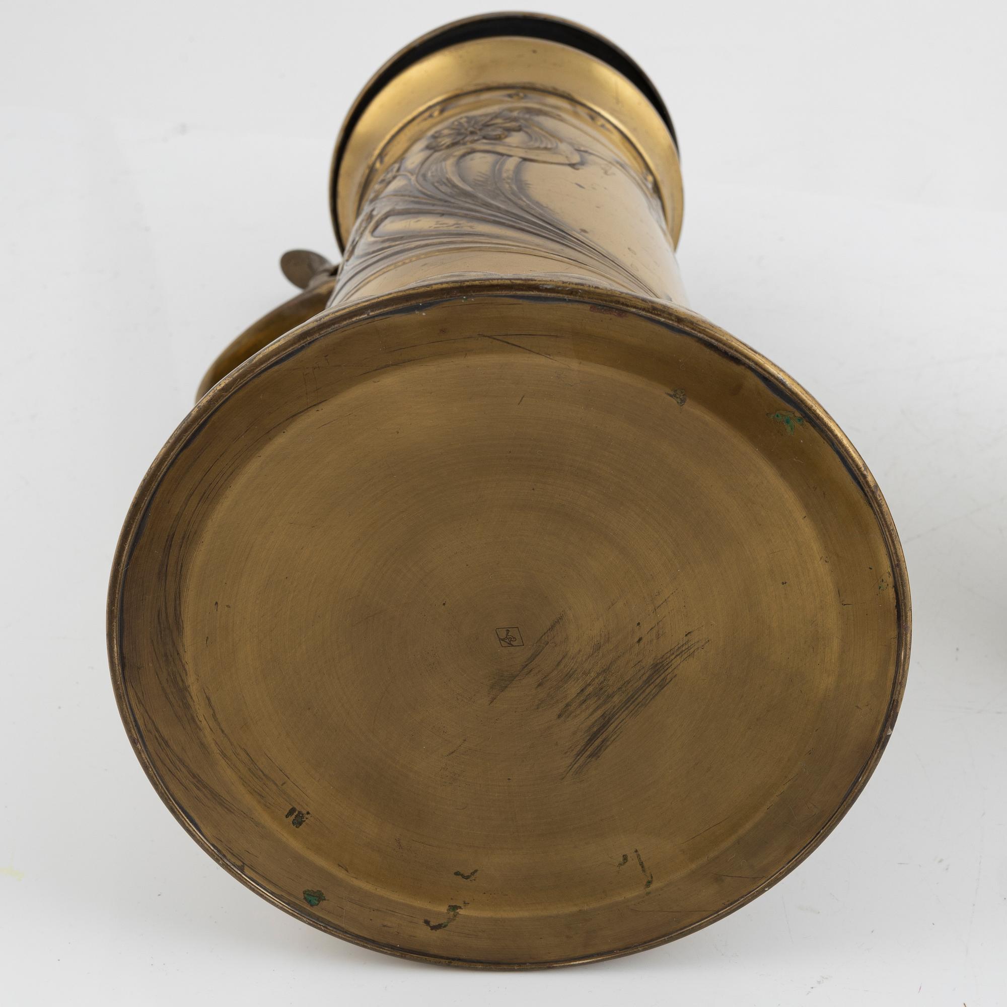 Jug, and coffee grinder, Art Nouveau, early 20th century.