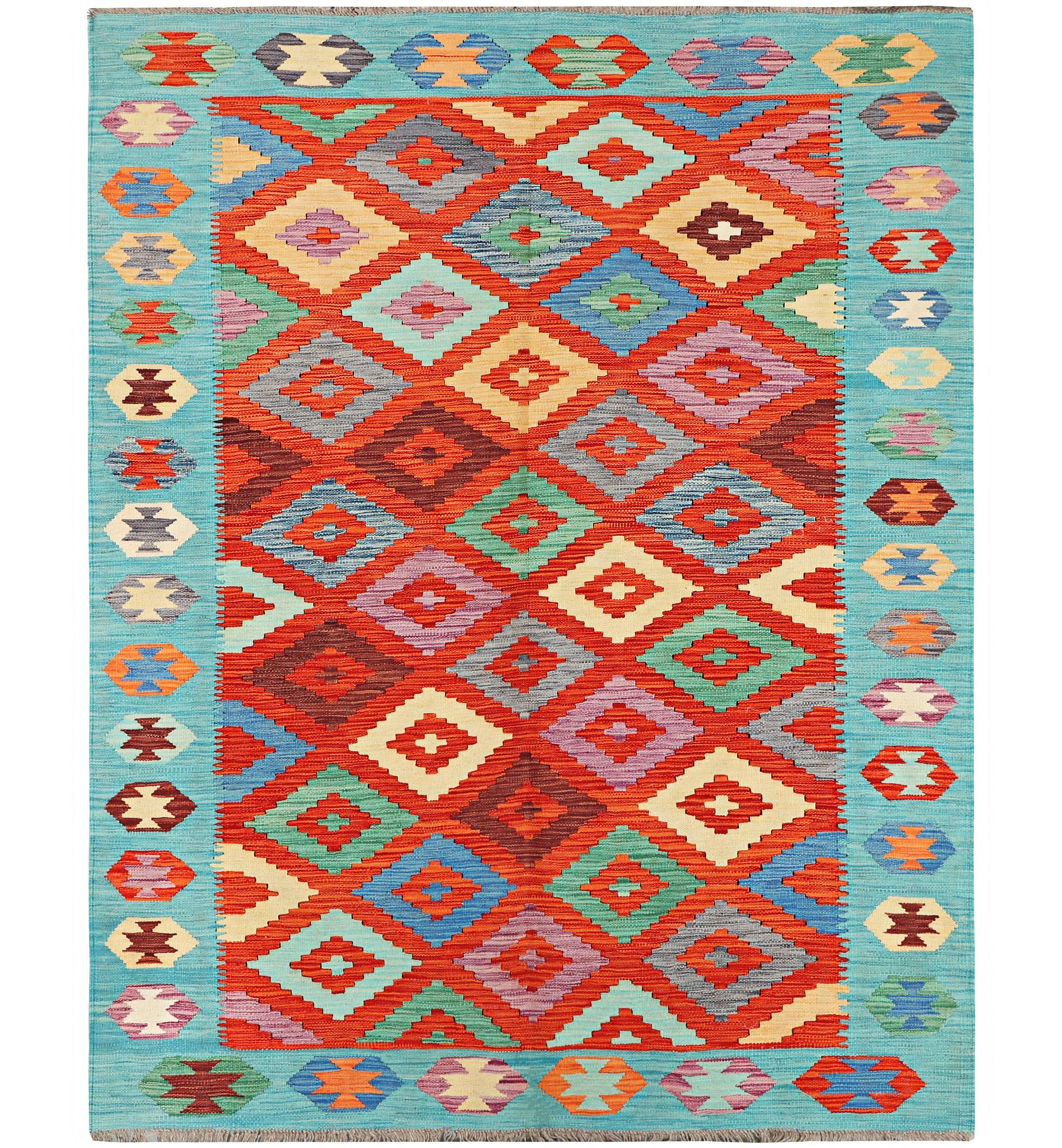 A carpet, Kilim, c. 198 x 151 cm.