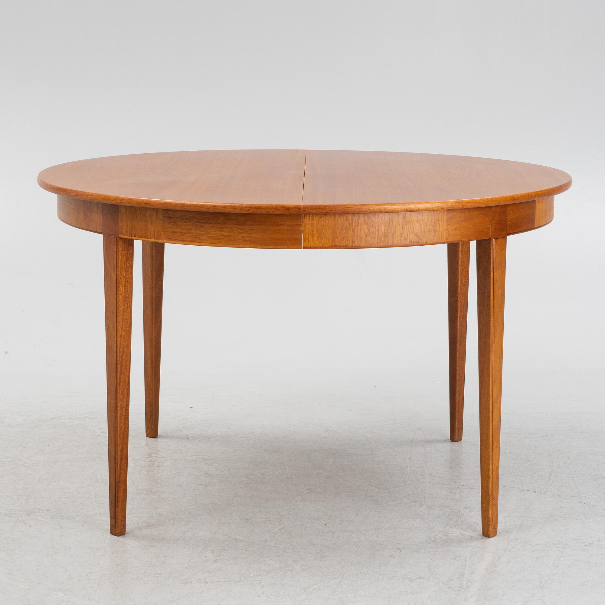 Carl Malmsten, a 'Pyramid' dining table, second half of the 20th century.