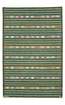 Barbro Nilsson, A CARPET, "Krusbär", tapestry weave, ca 205 x 132,5 cm, signed AB MMF BN.