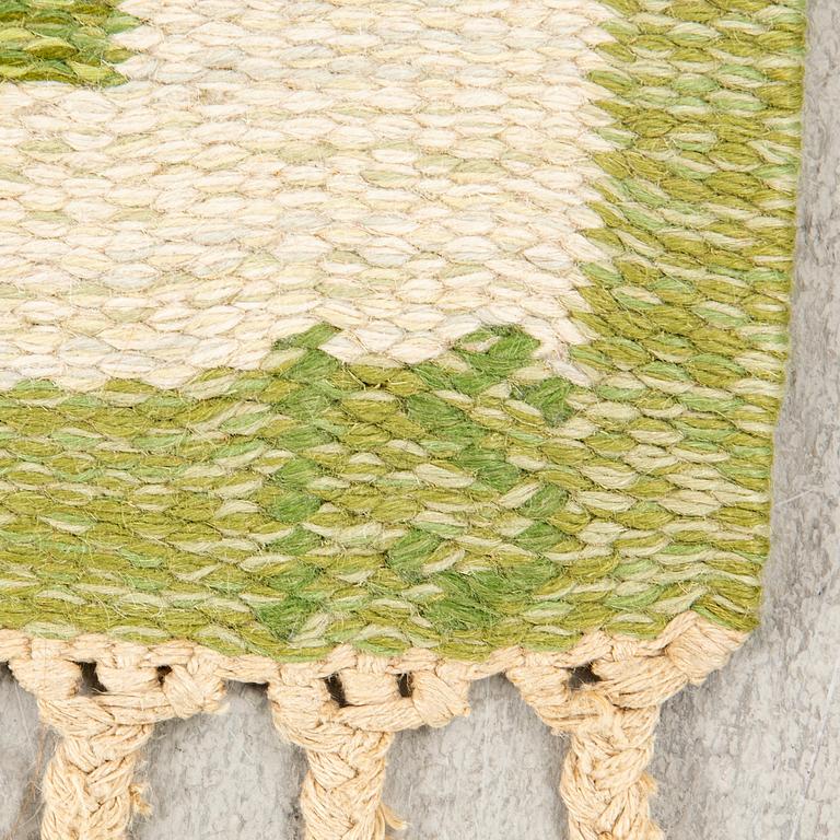 Ingegerd Silow, Matta rölakan signerad ca 203x139 cm.